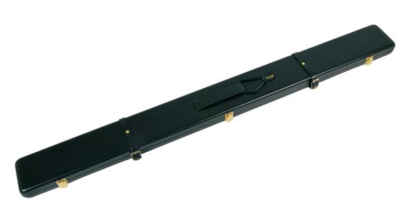 Black Leather 3/4 Cue Case